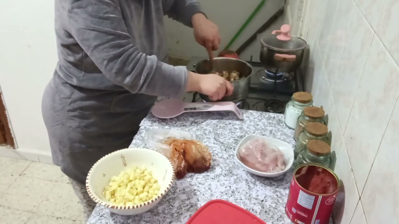 ليوم لعشاء خف لف🤣/حضرت كل شي على بكري بش.نرتاح /لكن لازم نبقى مخر🤍