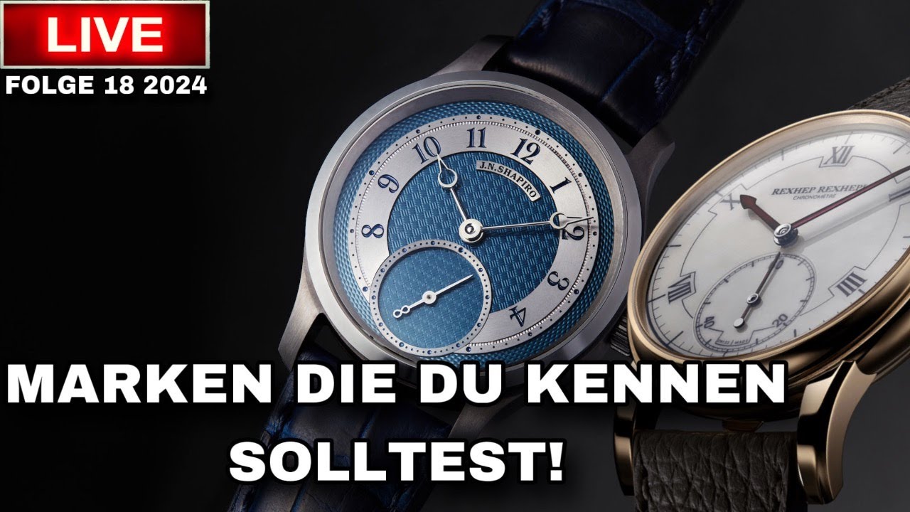 Unboxing Uhrenmarken die du kennen musst! Cartier Patek Philippe Armin Strom Kudoke