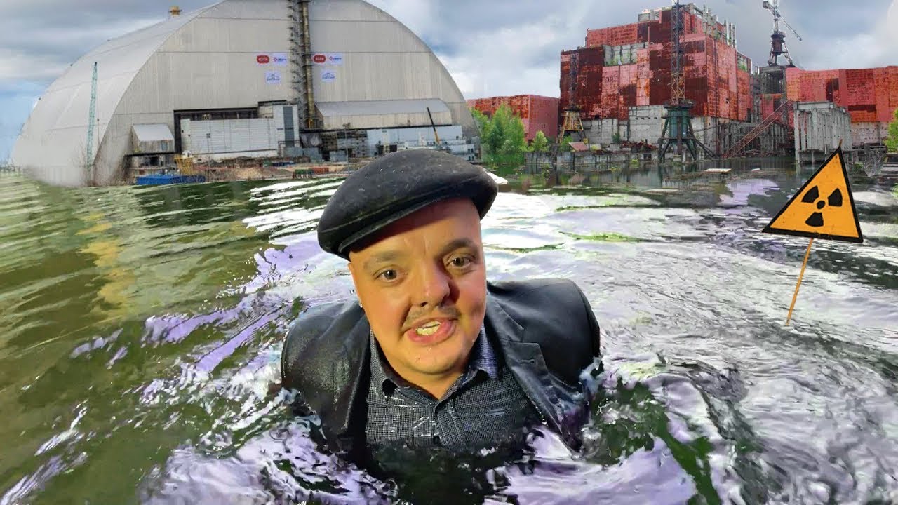 What will happen if you SWIMMING under the Chernobyl Reactor☢☢☢Looking for HOT PARTICLES in Pripyat😱