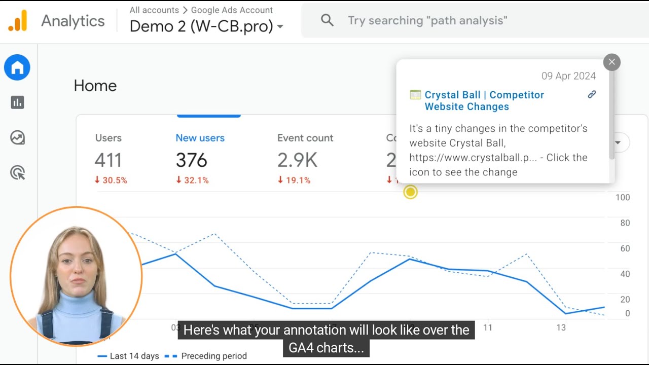 Competitors Website Tracking Tutorial: Adding Context to GA4 Annotations