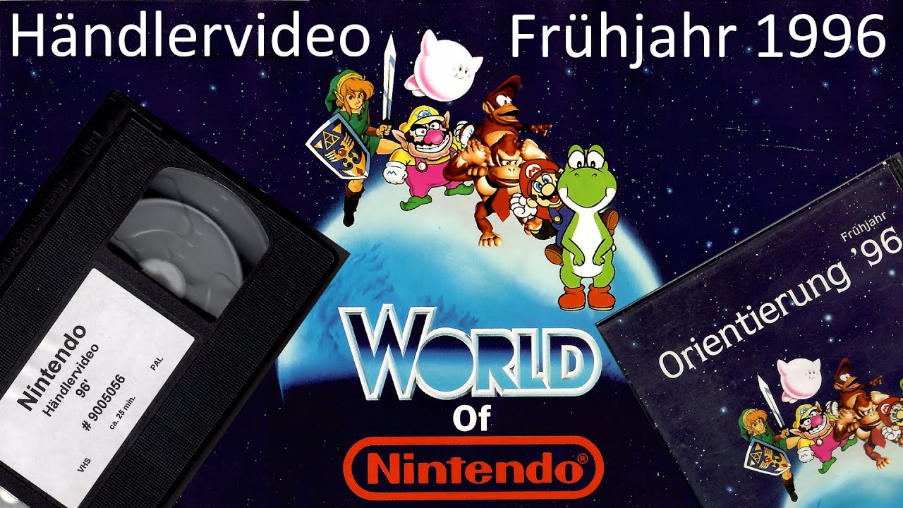Nintendo Händlervideo mit alter Nintendo-Werbung: Orientierung Frühjahr 96
