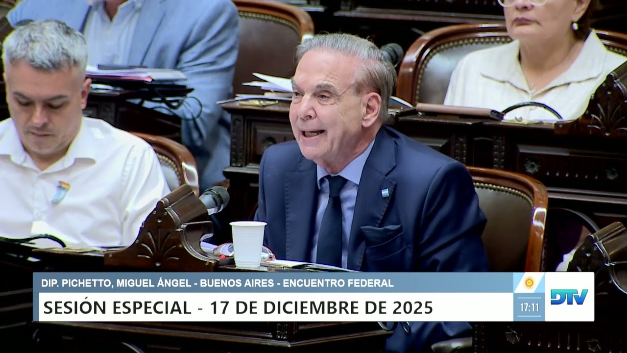 Diputado Pichetto, Miguel &Aacute;ngel - EF - Sesi&oacute;n 17-12-2025 - PL