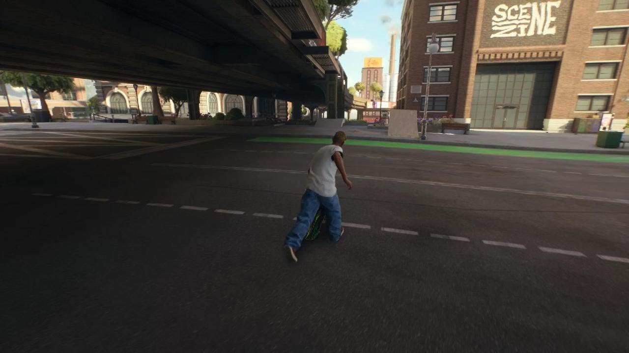 skate. Cool line