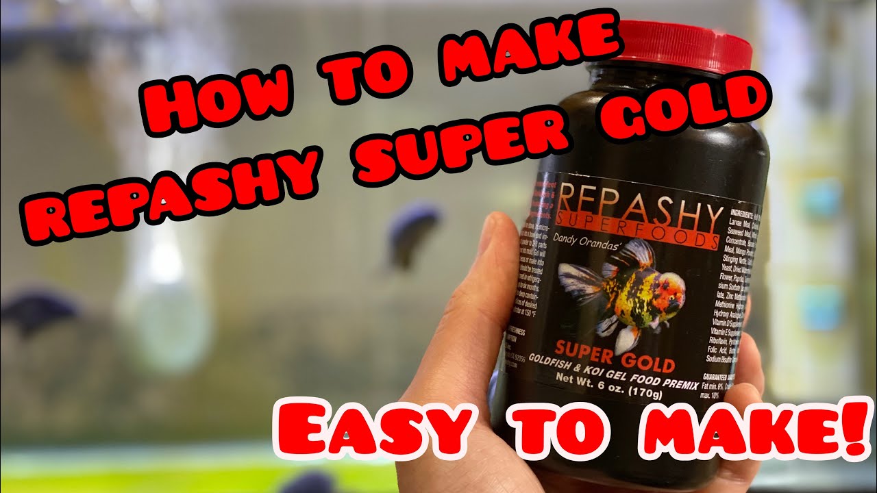 How to make repashy super gold to goldfish