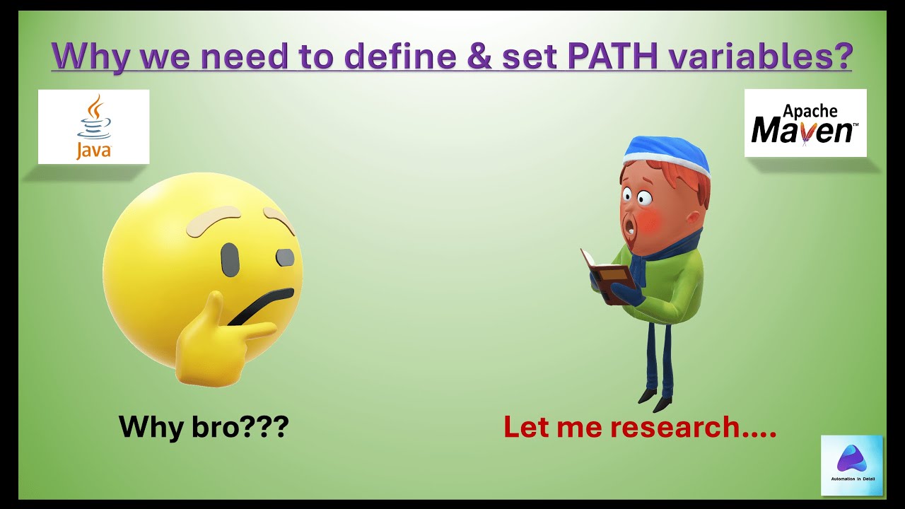 4 | Why we need to set JAVA_HOME, MAVEN_HOME & PATH variables | Java & Maven Installation|