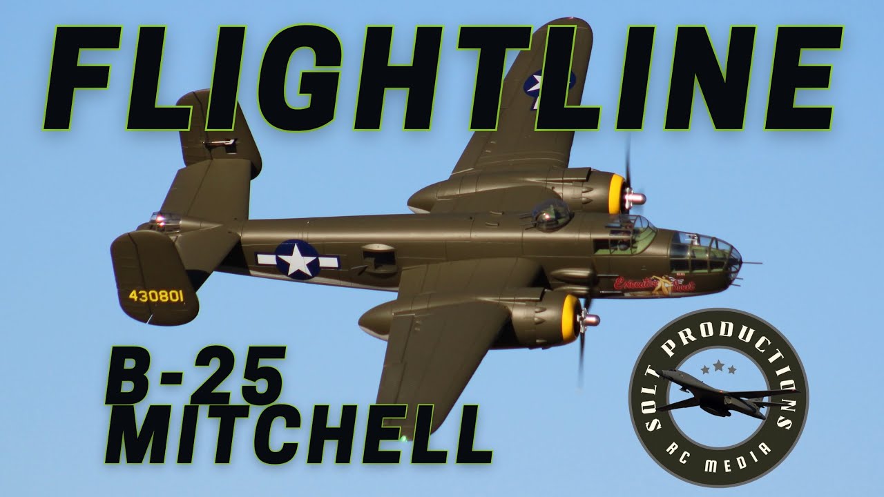 Flightline 1600mm B-25 Mitchell highlight video.