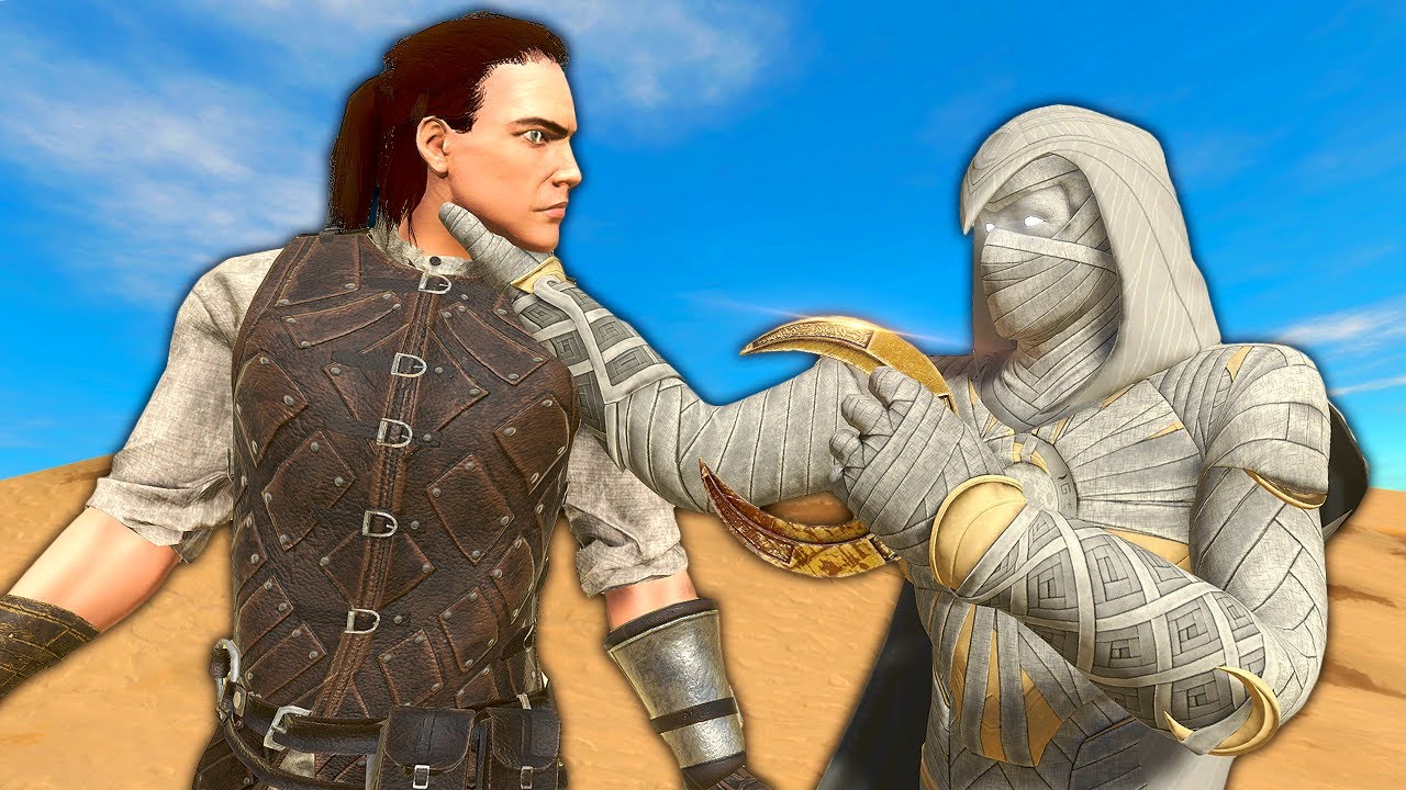 Becoming MOON KNIGHT in Virtual Reality - Blade and Sorcery VR Mods (U10)