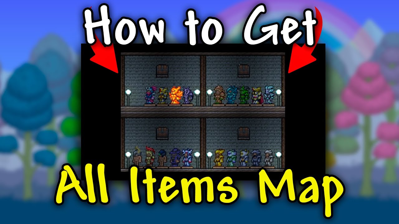 How to Get all Items Map in Terraria on PC in 2026