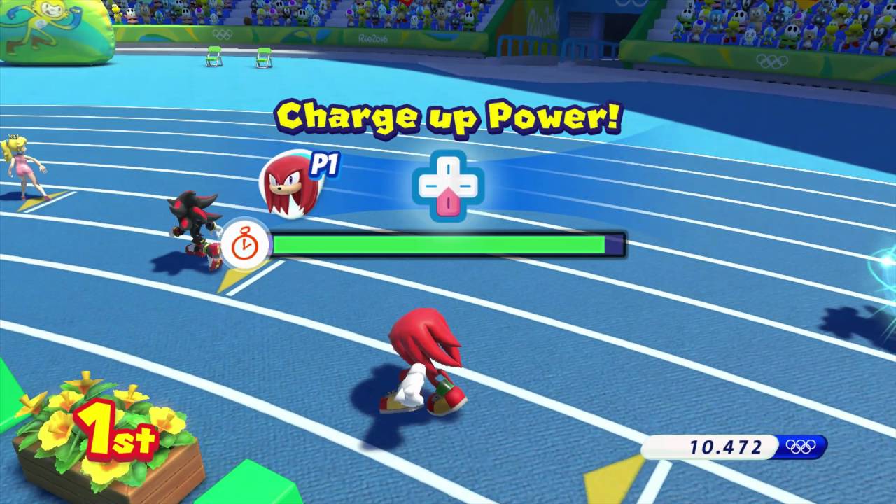 Mario and Sonic at The Rio 2016 Olympic Games 4x100m Relay Playthrough