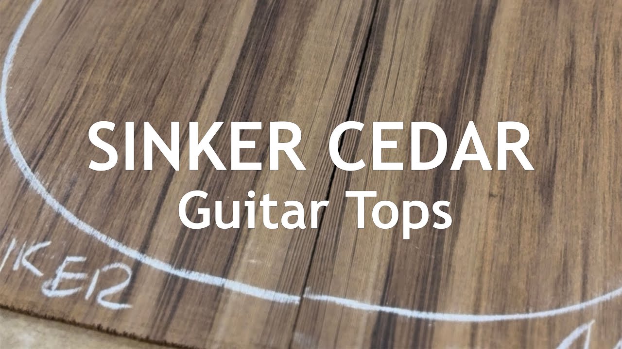 Sinker Cedar Tops for Acoustic Guitars now available at TCS