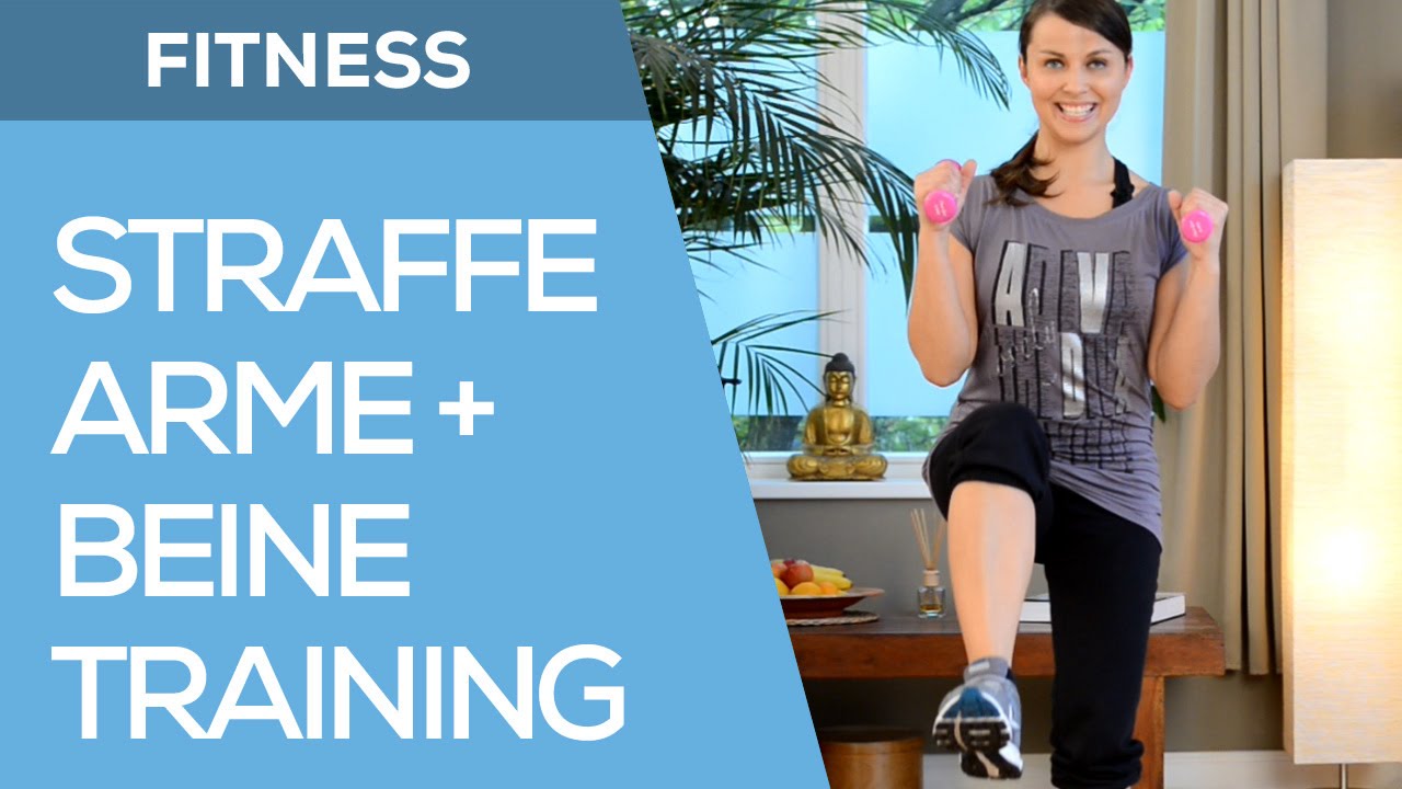 Kurzes Fitness Workout mit Hanteln (Anfänger) - Fit mit Anna - HD