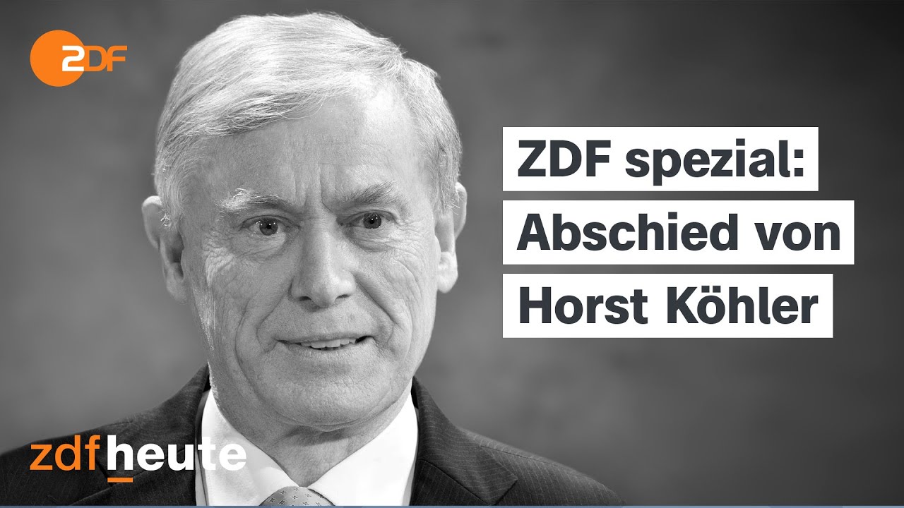 Trauerstaatsakt für ehemaligen Bundespräsidenten Horst Köhler | ZDF spezial