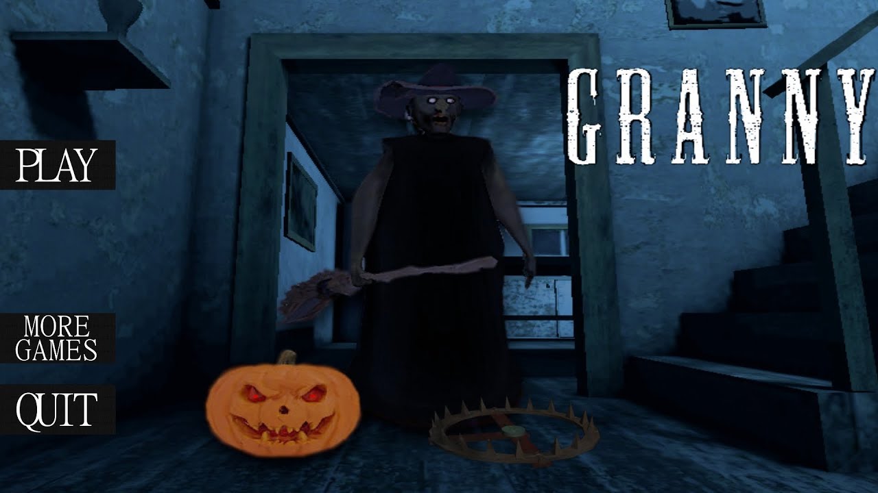 Granny and Halloween  || Halloween Mode ||  skeleton ghost in Granny game 🤯 #granny #MH 
