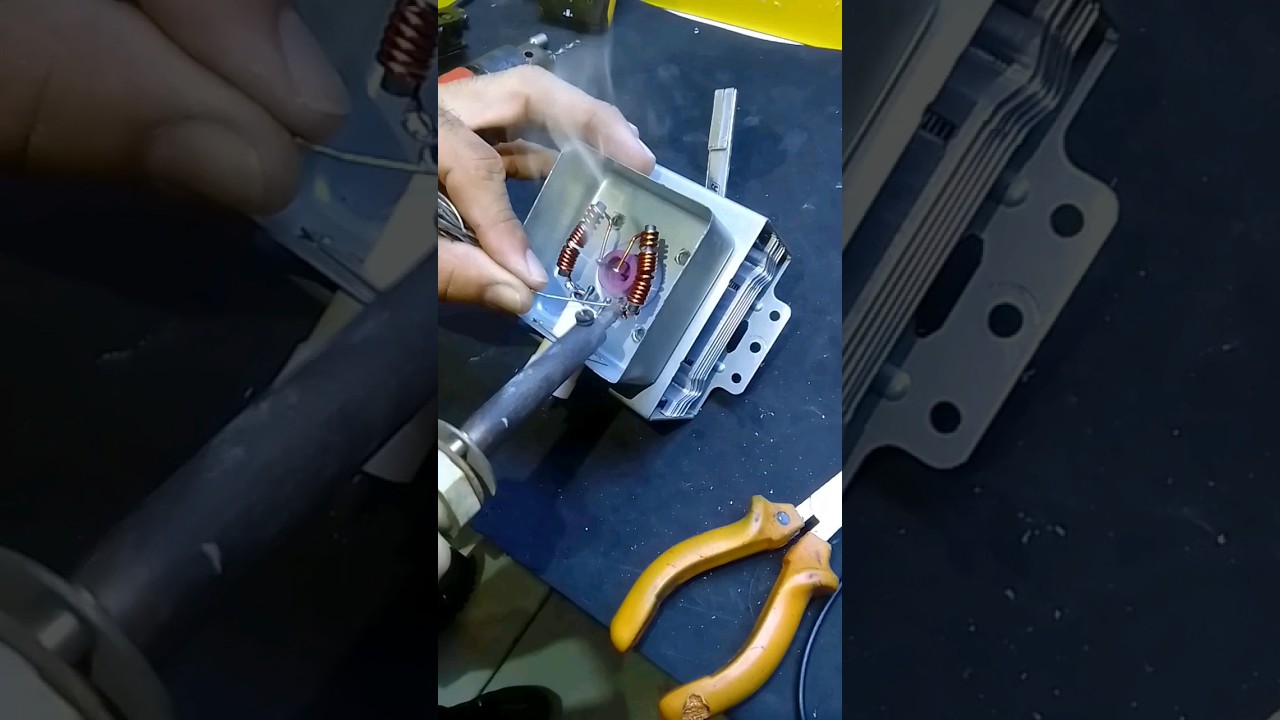 Conserto do magnetron #microondas #consul #shortvideo #shorts