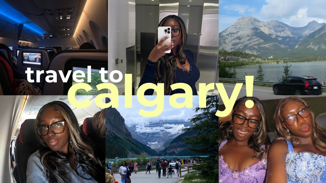 calgary travel vlog 🏔️ | 4 days in Alberta, weddings, Banff, family time, summer