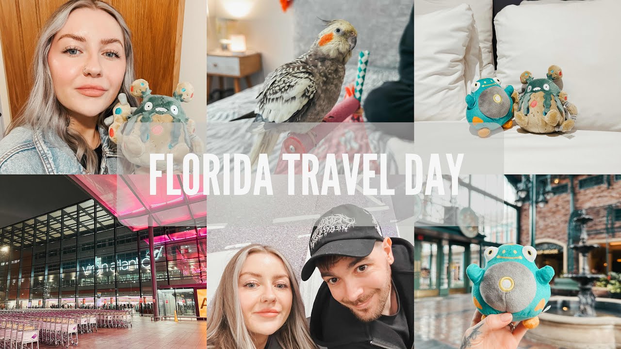 FLORIDA TRAVEL DAY!✈️🇺🇸 Virgin Atlantic LHR to MCO, Heathrow Aerotel, Port Orleans French Quarter