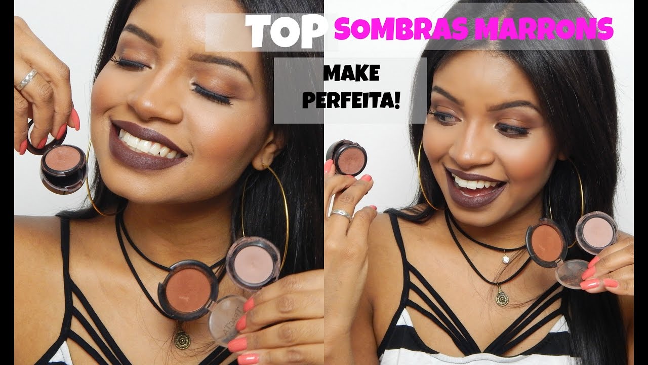 TOP SOMBRA MARROM  -COMO ESCOLHER ?! PELE MORENA/NEGRA