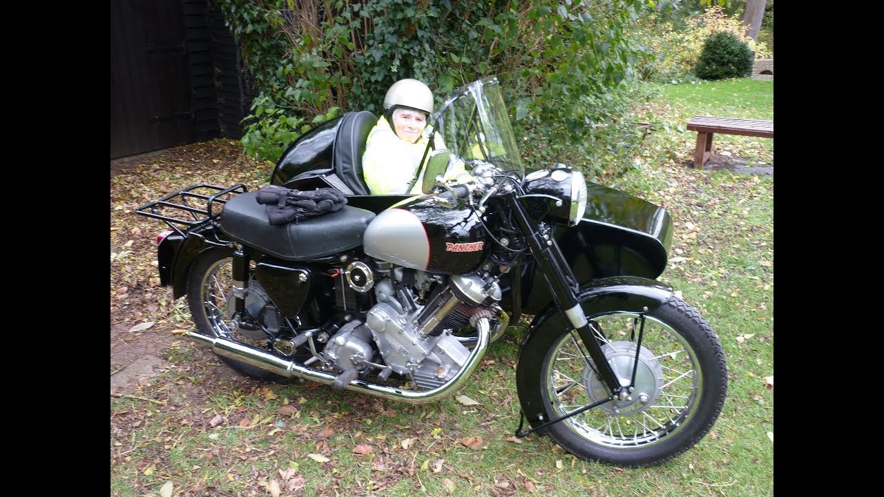 Panther and sidecar Sunday Run