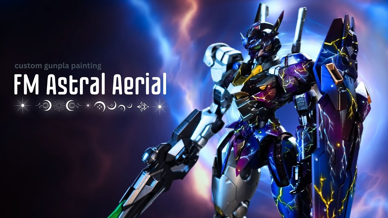 How I Painted a Galaxy Themed Gundam