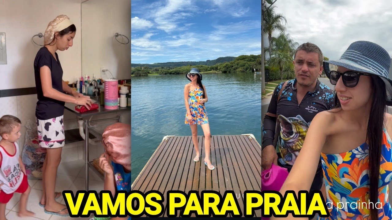 SARA KELLEN LEVA TODA FAM&Iacute;LIA PARA PRAINHA+ PEN&Uacute;LTIMO DIA DE F&Eacute;RIAS