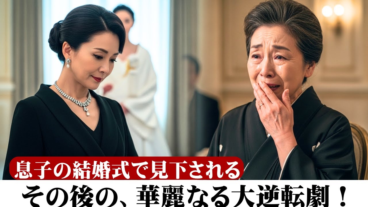 「貧乏人が何しに来た？」息子の結婚式で私達夫婦を見下す金持ち婚約者一家。→ 私の兄が婚約者の父親の会社の【大株主】だと知った瞬間、全員の顔面が蒼白に…