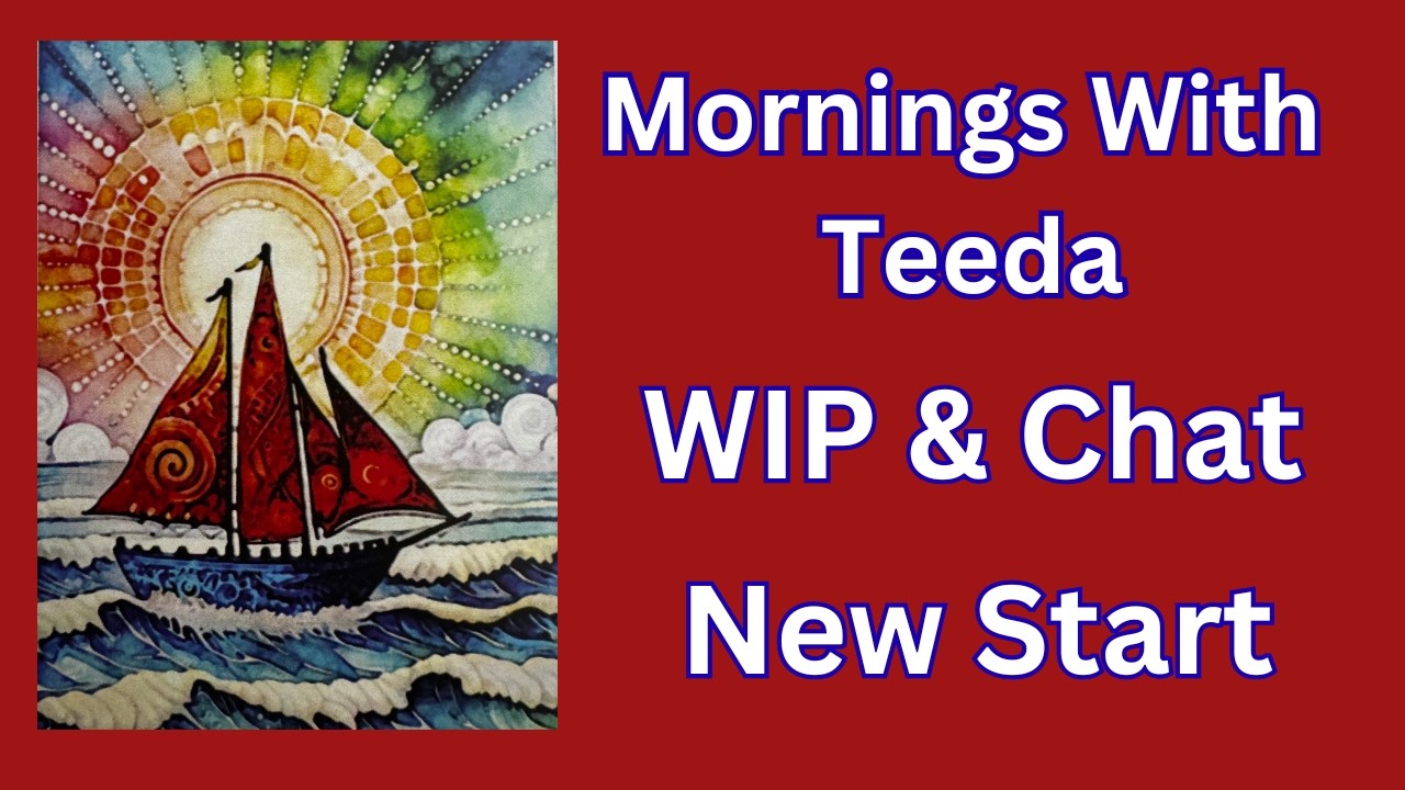Mornings With Teeda | Diamond Painting WIP & Chat | A New Start | Diamond Art