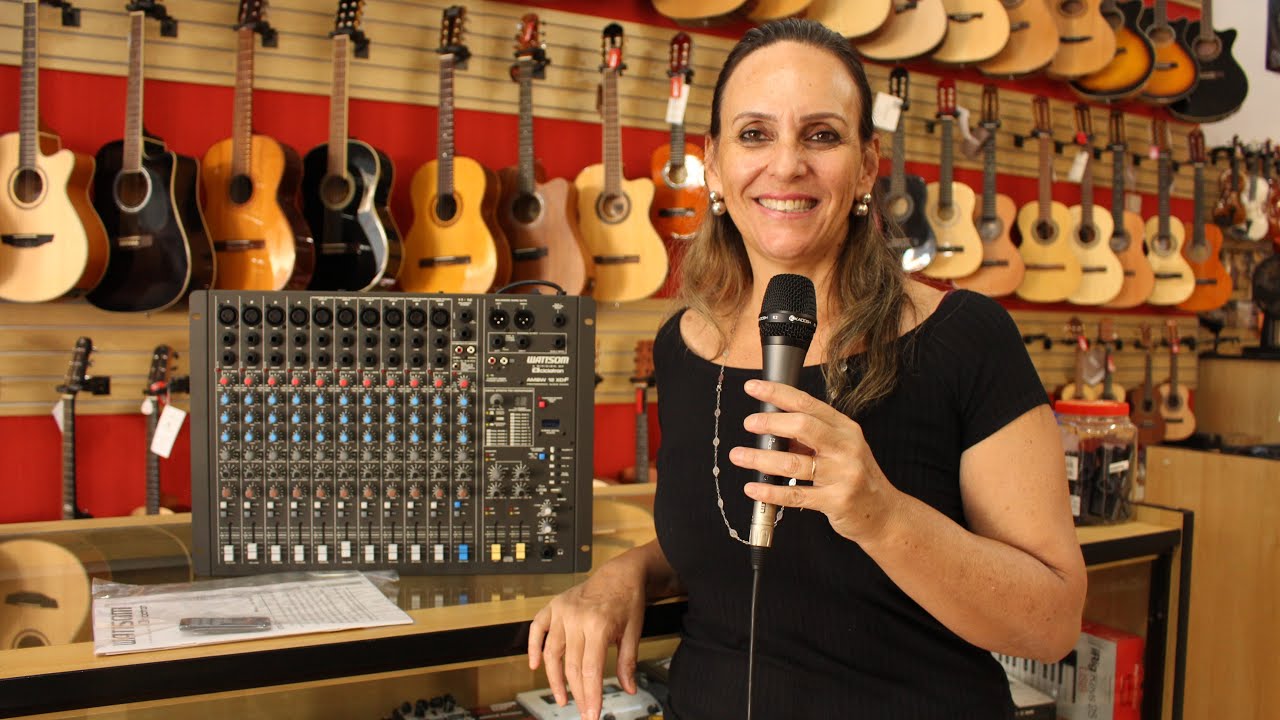 Mesa de Som Wattsom Ciclotron AMBW 12 Canais - Sonoriza&ccedil;&atilde;o e &Aacute;udio (Igrejas, Shows, Eventos)