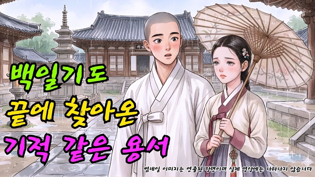 백일기도 끝에 밝혀진 충격적 정체! 원수의 딸을 품은 승려의 기적 같은 용서와 반전
