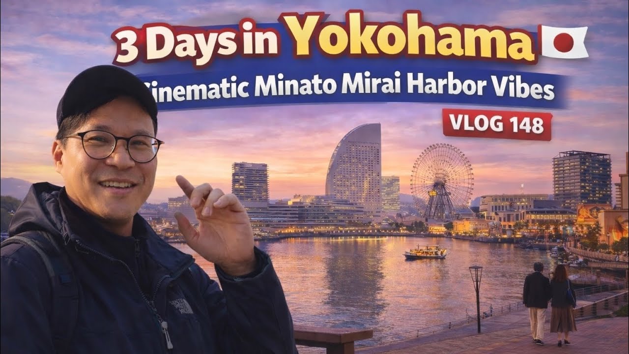 3 Days in Yokohama 🇯🇵 Cinematic Minato Mirai Harbor Vibes, Vlog 148