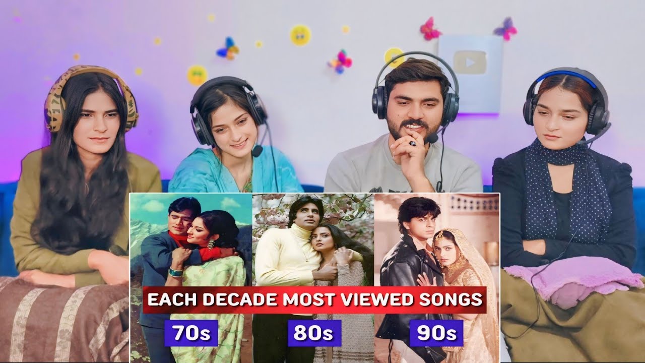 Most Popular Songs Each Decade | Most Viewed Hindi Songs Of Each Decade 70s-80s-90s -