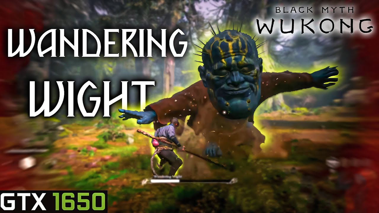 Wukong vs Wandering Wight 😱 | GTX 1650 🎮 Low Settings Challenge (Epic Boss Battle)