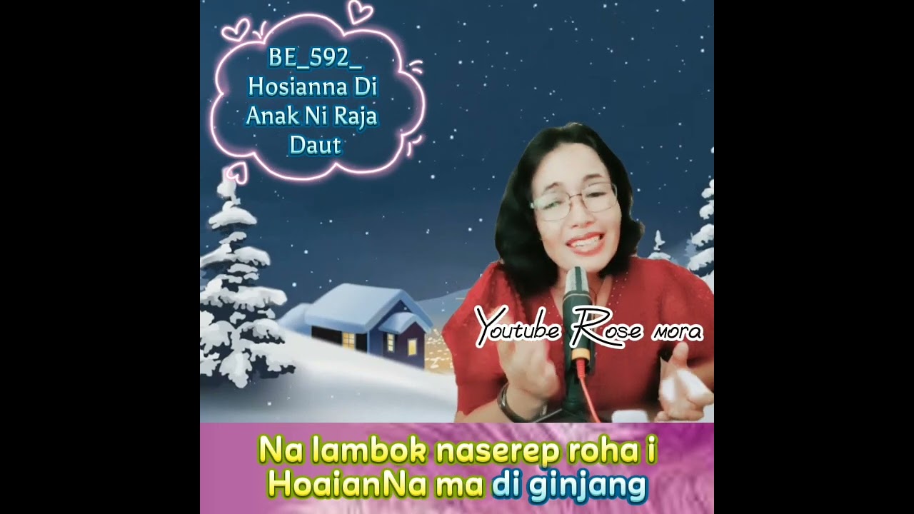 Buku ende 592 Hosianna di anak ni Raja Daut #cover_rose_mora #musikboxgereja #buku_endenta