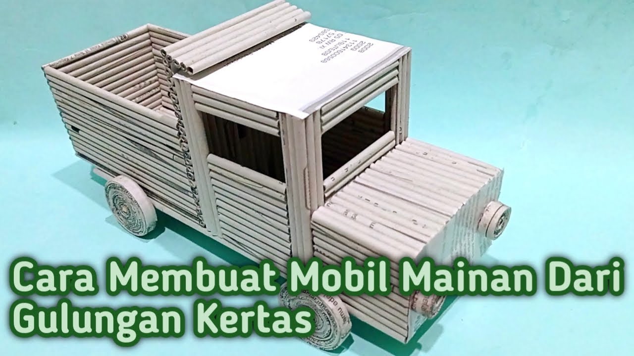 Mobil Mainan Dari Kertas Bekas | Kerajinan Tangan Dari Kertas Bekas #mobilmainan #kertasbekas