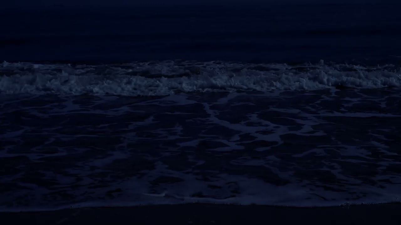 Sleep For 24 Hours Straight, High Quality Stereo Ocean Sounds Of Rolling Waves For Deep Sleeping