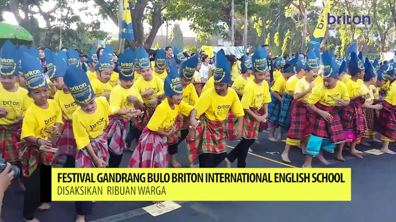 FESTIVAL GANDRANG BULO BRITON INTERNATIONAL ENGLISH SCHOOL DISAKSIKAN  RIBUAN WARGA