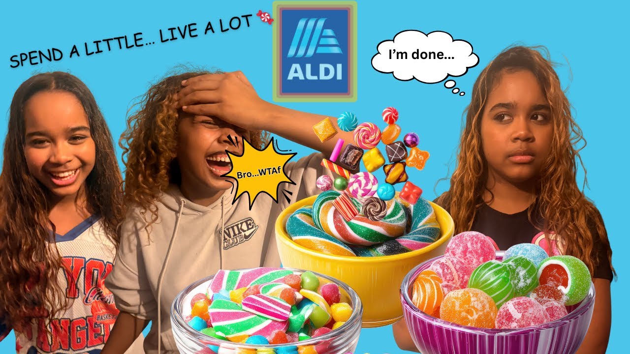 Bro… We Rated Aldi's Snacks 😭 ⭐#youtube #sister