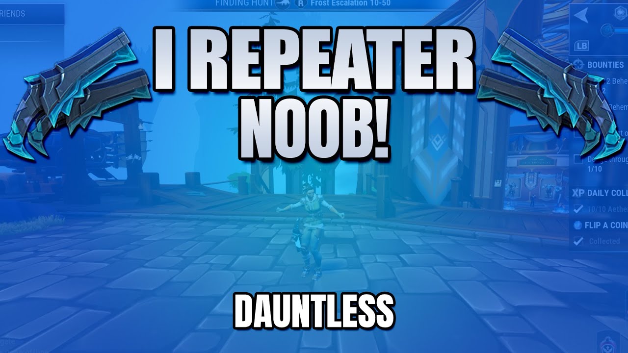 I Repeater Noob with Random Players | Dauntless 1.7.5