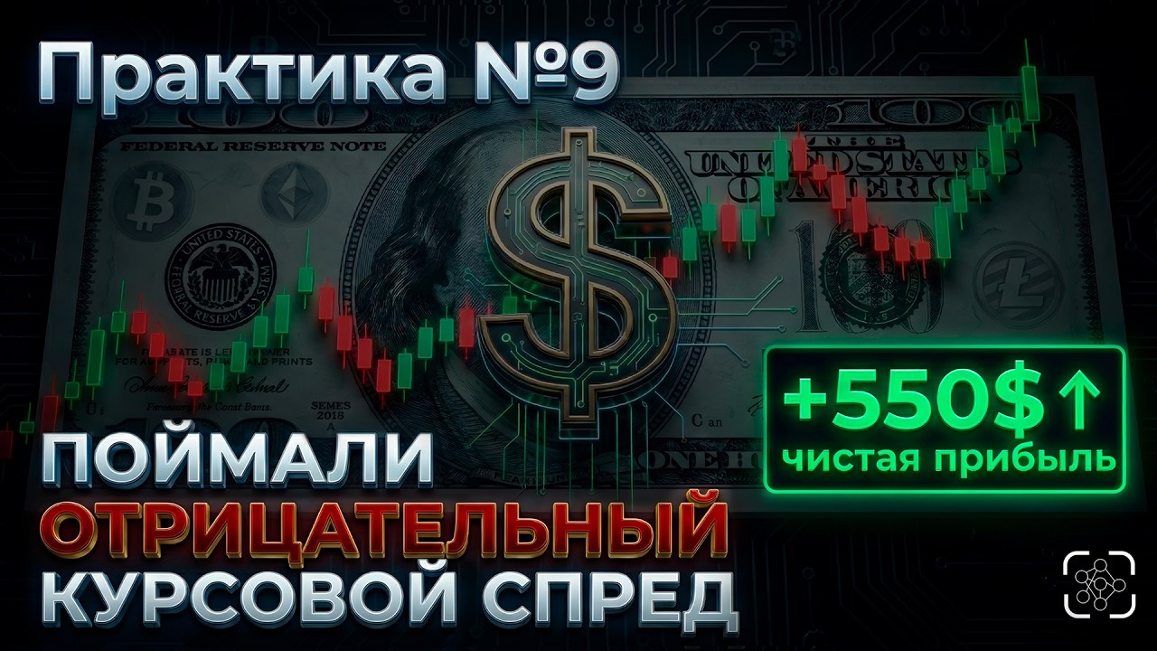 +550$ чистой прибыли | Поймали отрицательный курсовой | Практика АБК №9