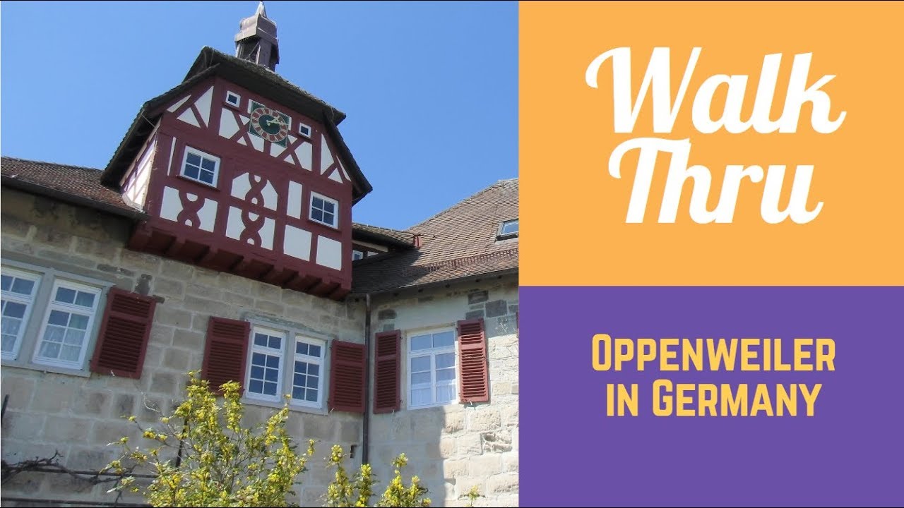 Walking Through: Oppenweiler in W&uuml;rttemberg in GERMANY