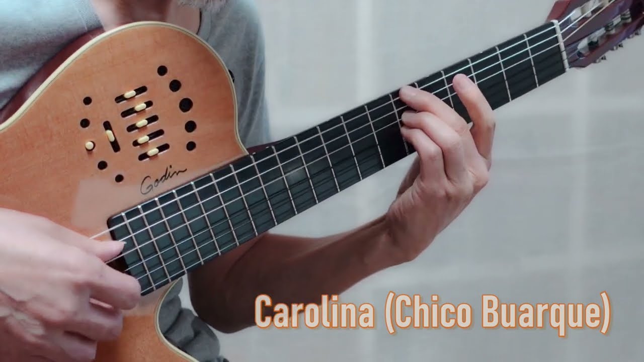 ♪ Carolina (Chico Buarque) - Solo Guitar - Kosei Chiba　♪ カロリーナ (シコ・ブアルキ) - ソロギター - 千葉幸成　Violão　Godin
