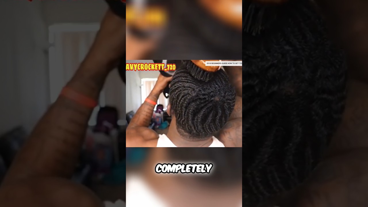 Mastering 720 Waves: Why It's The Toughest Pattern 💪🏿😤 #hair #shorts