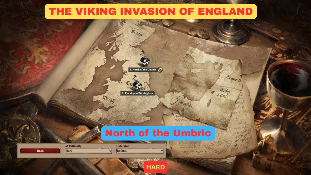 North of the Umbric | The Viking Invasion of England | Lets play AOE2 custom campaigns | Hard