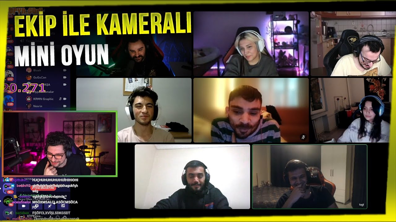 Hype - Ekip İle Kameralı Mini Oyun Oynuyor