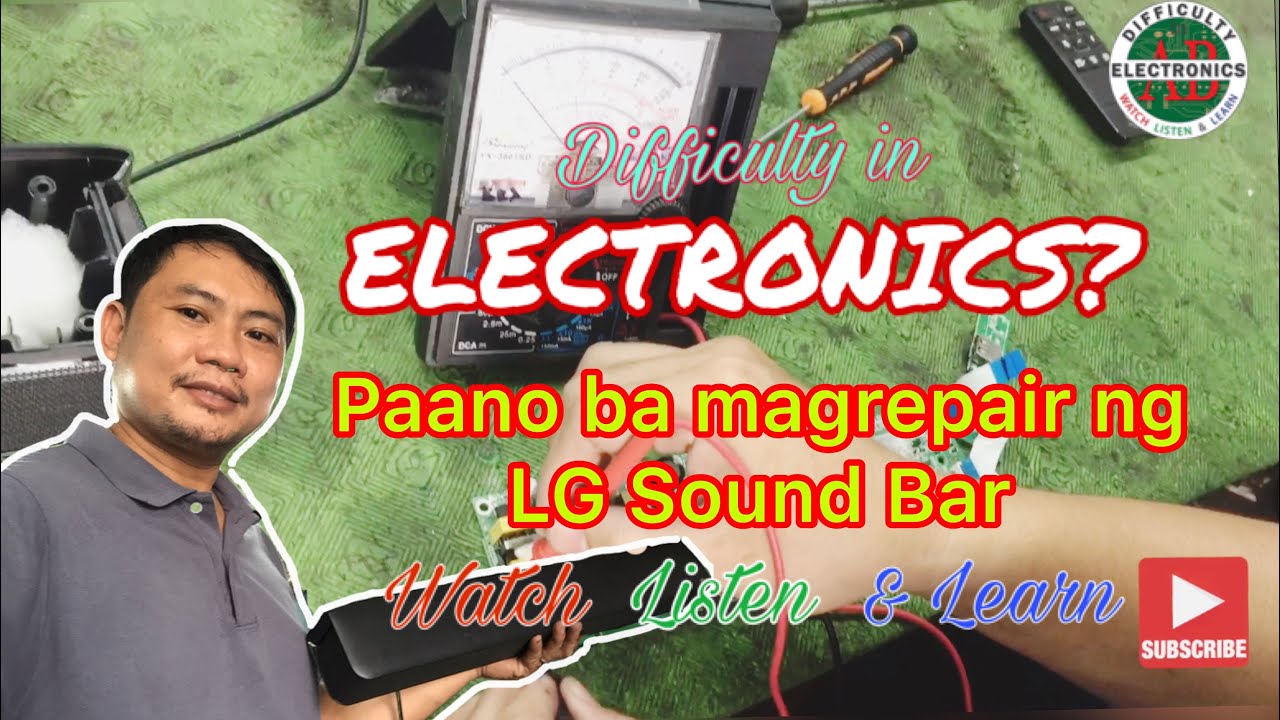 How to Repair LG sound Bar No Power