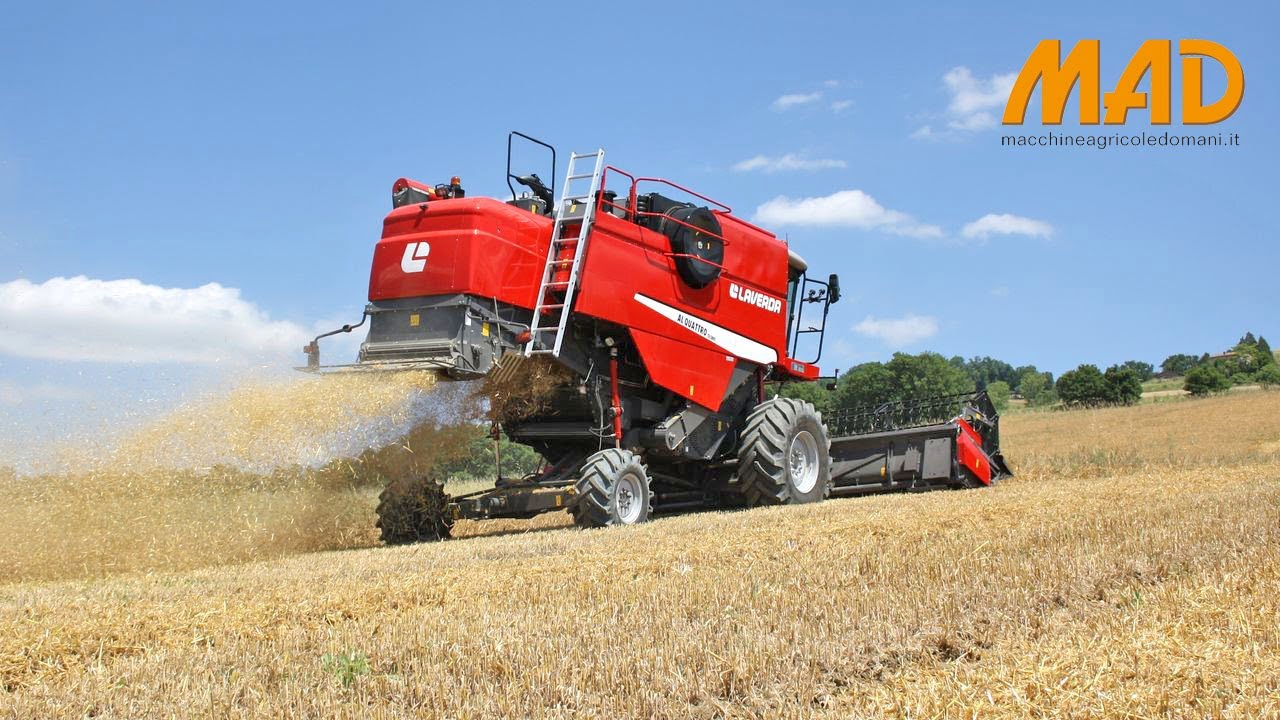 Laverda AL Quattro, M410LCI e M300Mcs at work for the 140th anniversary