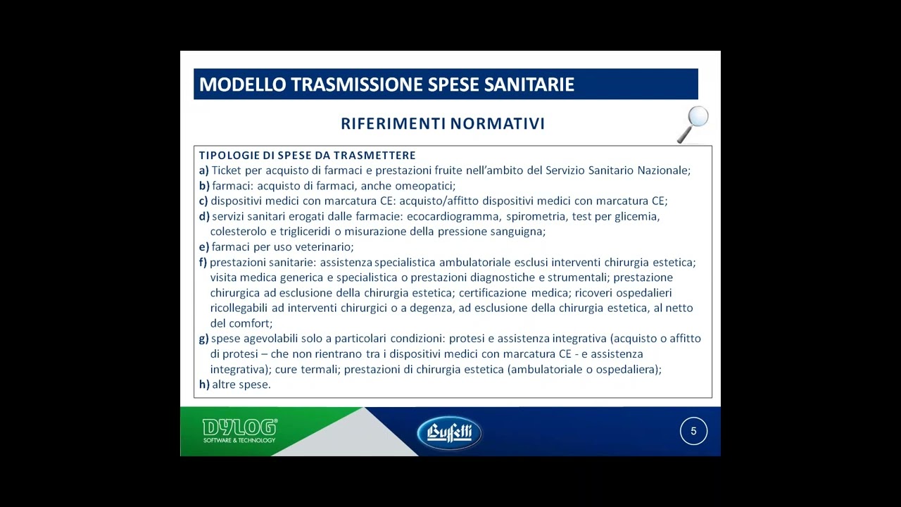 eBridge Trasmissione Spese Sanitarie