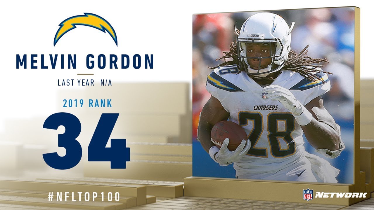 #34: Melvin Gordon (RB, Chargers) | Top 100 Players of 2019 | NFL