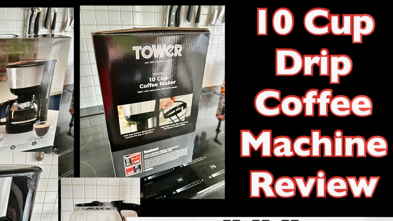 Tower 10 Cup Drip Coffee Maker Review @TechnologyConnections @Techmoan @Freakinreviews