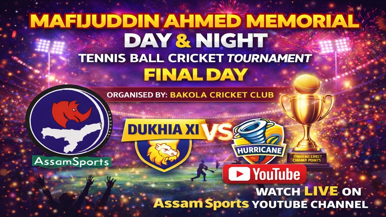 BAKOLA DAY-NIGHT TENIS BALL CRICKET TOURNAMENT || 1st Semi-Final #assamsports