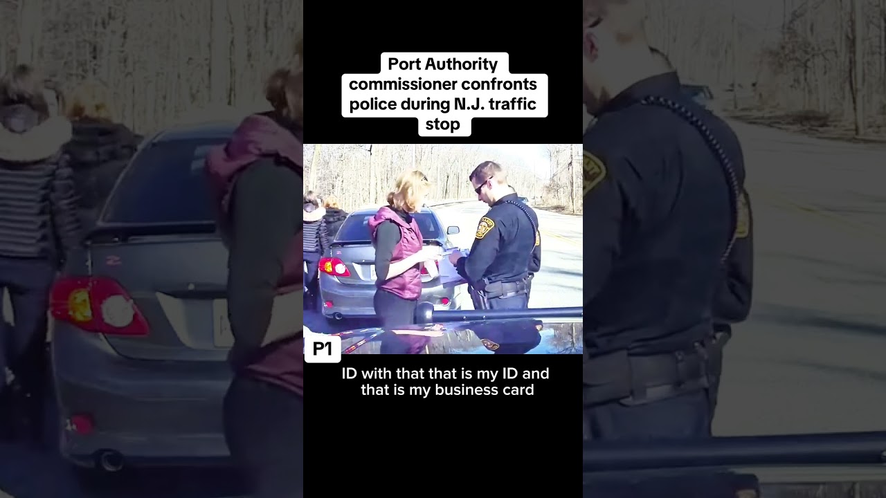 Port Authority commissioner confronts police during N.J. traffic stop #crime #cops #police #bodycam